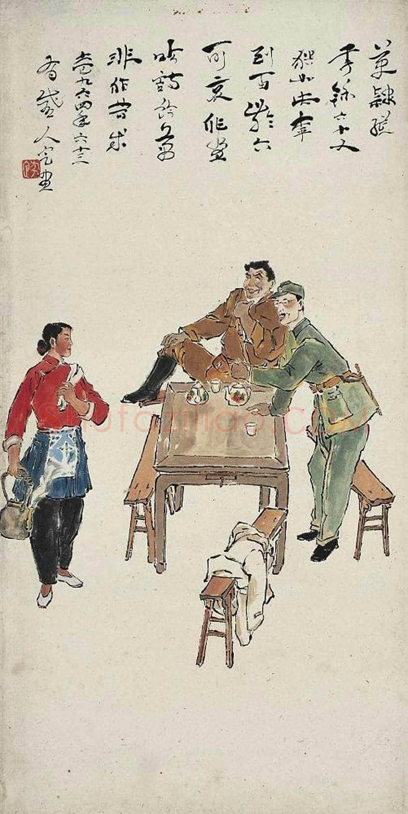 方人定人物画作品欣赏 | 书画科普