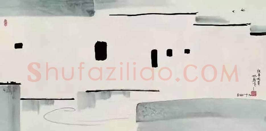吴冠中作品《双燕》欣赏 | 书画常识