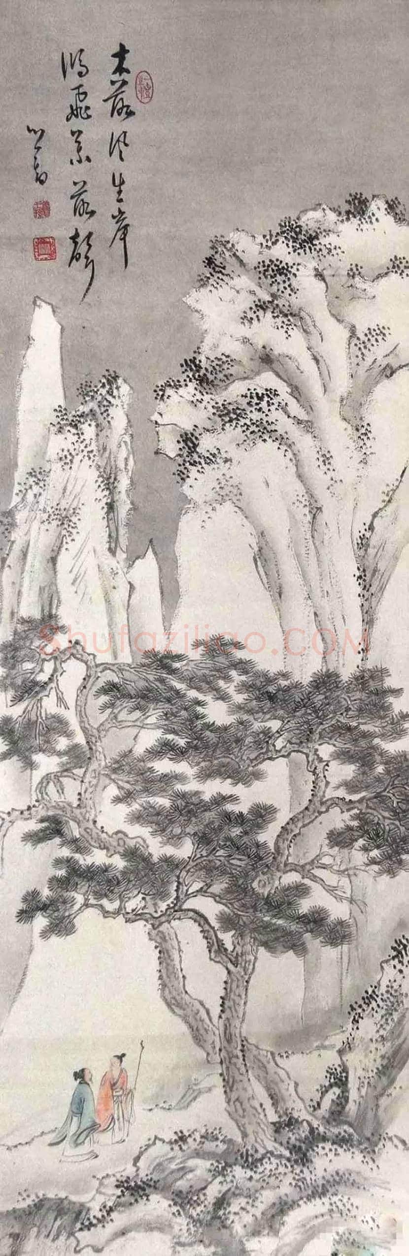 溥儒雪景山水作品欣赏 | 书画讲解