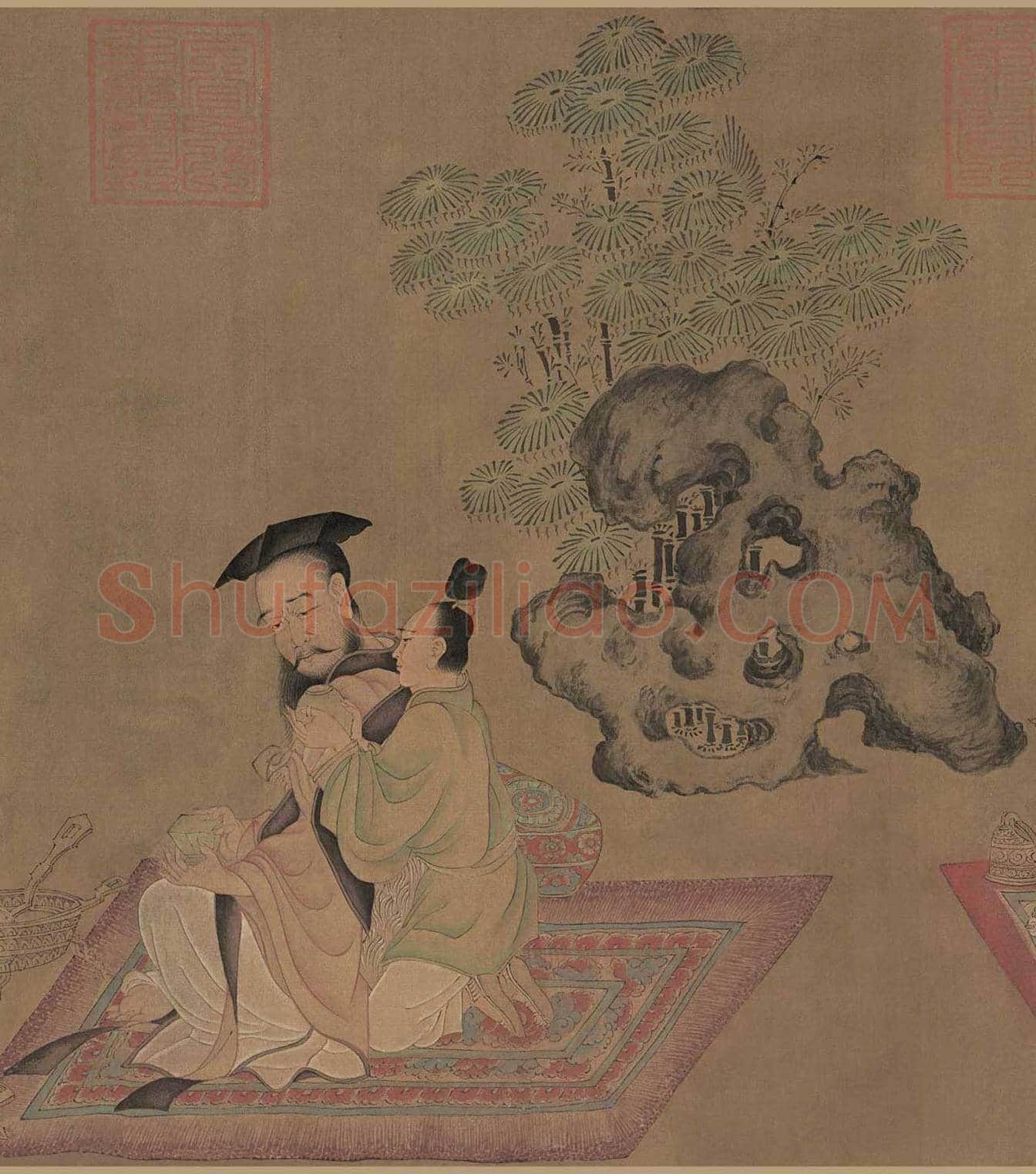 孙位《竹林七贤图》残卷欣赏 | 著名国画鉴赏