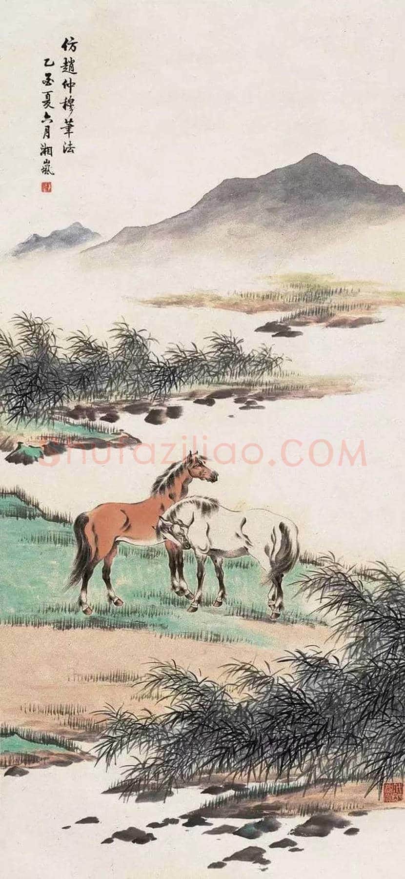 戈湘岚骏马图欣赏 | 书画资料