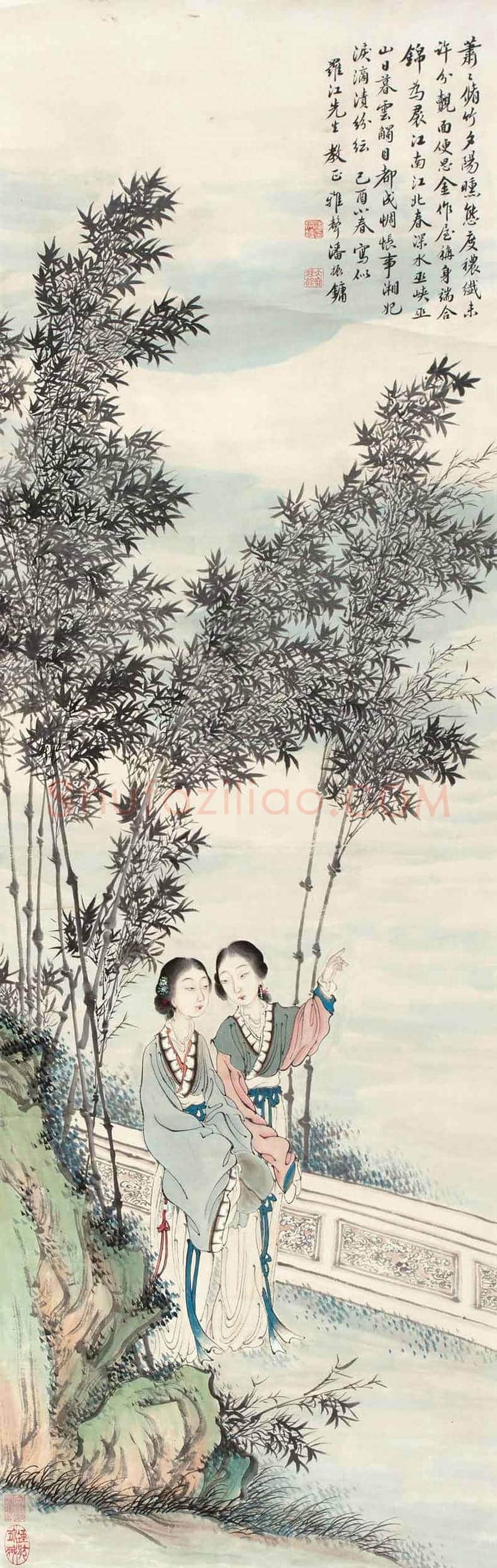 潘振镛人物画作品欣赏 | 书画知识