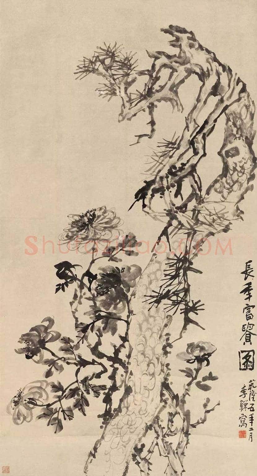 清代李鱓绘画作品欣赏 | 书画知识