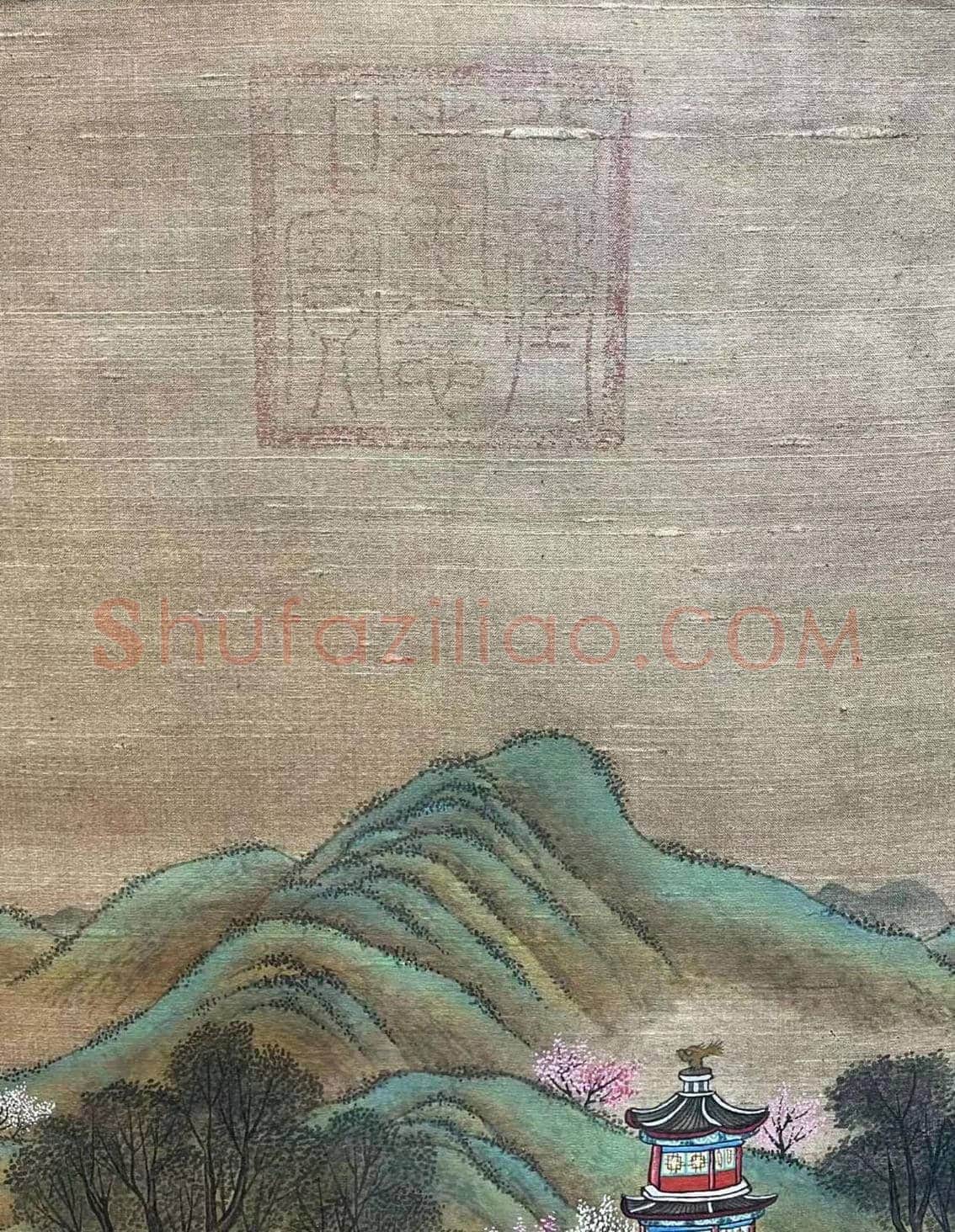 清宫遗珍——唐岱沈源《圆明园三景图》 | 国画欣赏