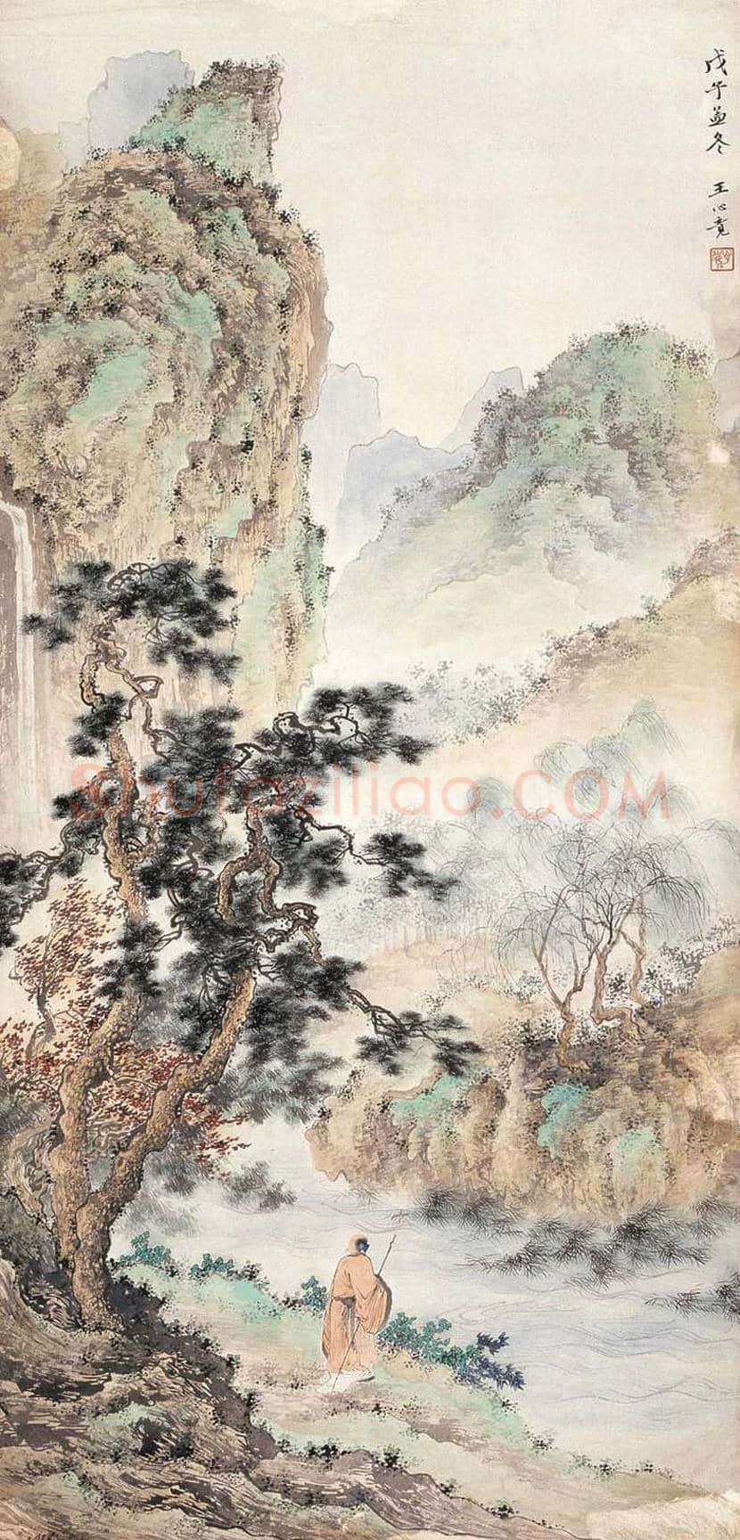 王心竟山水画欣赏 | 书画百科