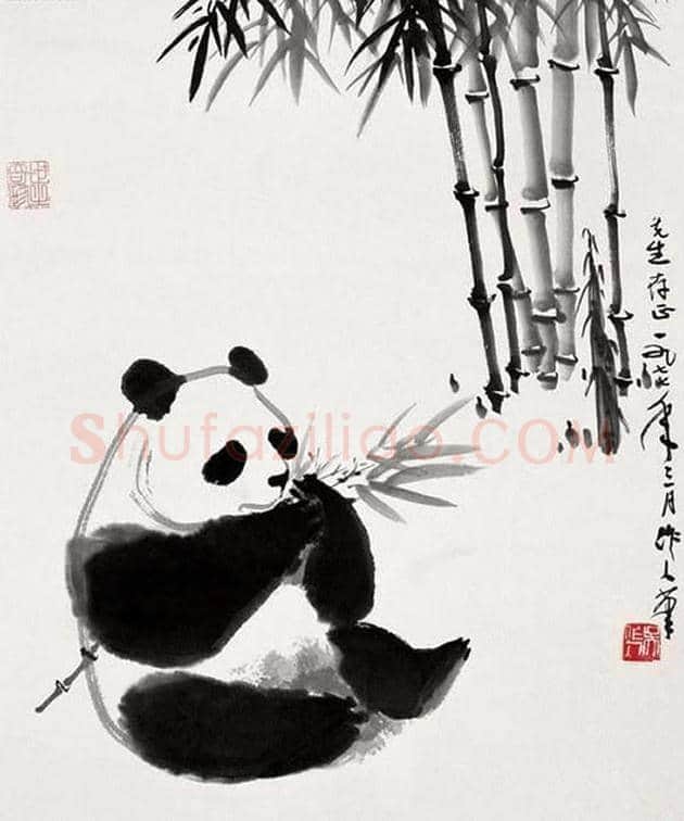 吴作人的熊猫图欣赏 | 书画科普