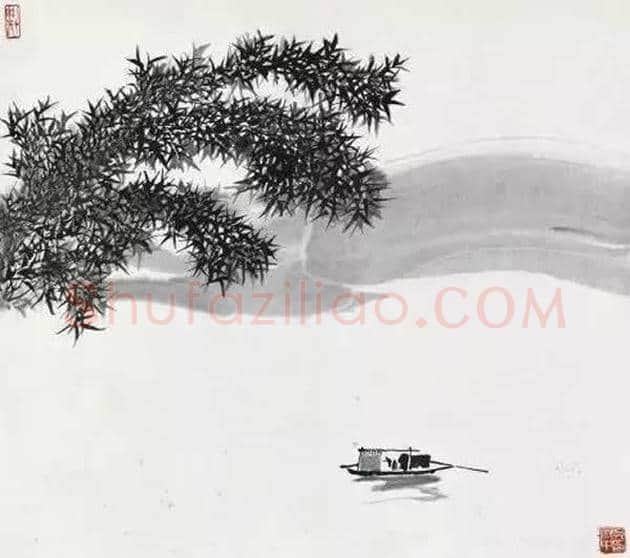 吴冠中笔下的船，充满着诗情画意 | 书画百科