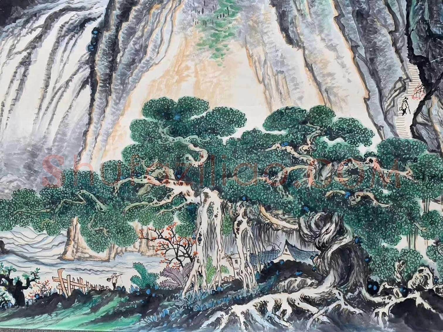 关山月至尊巨制《锦绣河山》,美术史上经典之作 | 国画图片