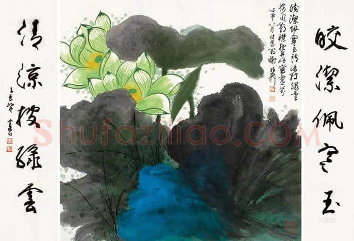 丹青伉俪谢稚柳和陈佩秋的合作作品拍卖与欣赏 | 书画文摘