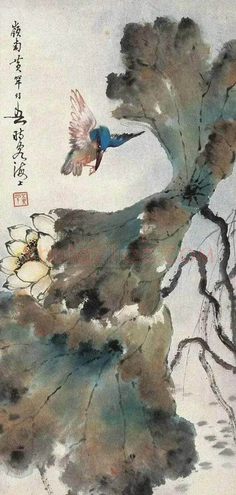 赵少昂的夏日荷塘，美！ | 书画资料