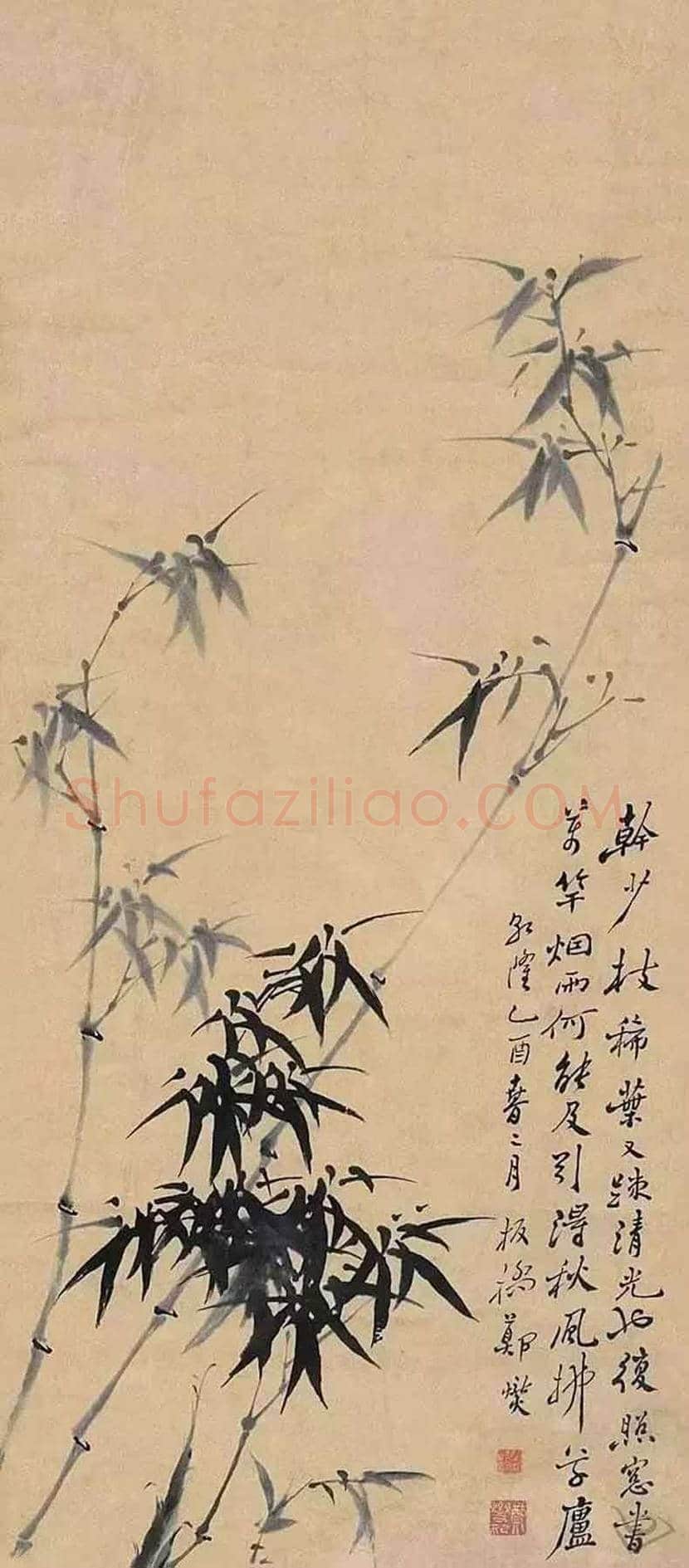 郑板桥笔下的竹子,养心又养性 | 书画科普