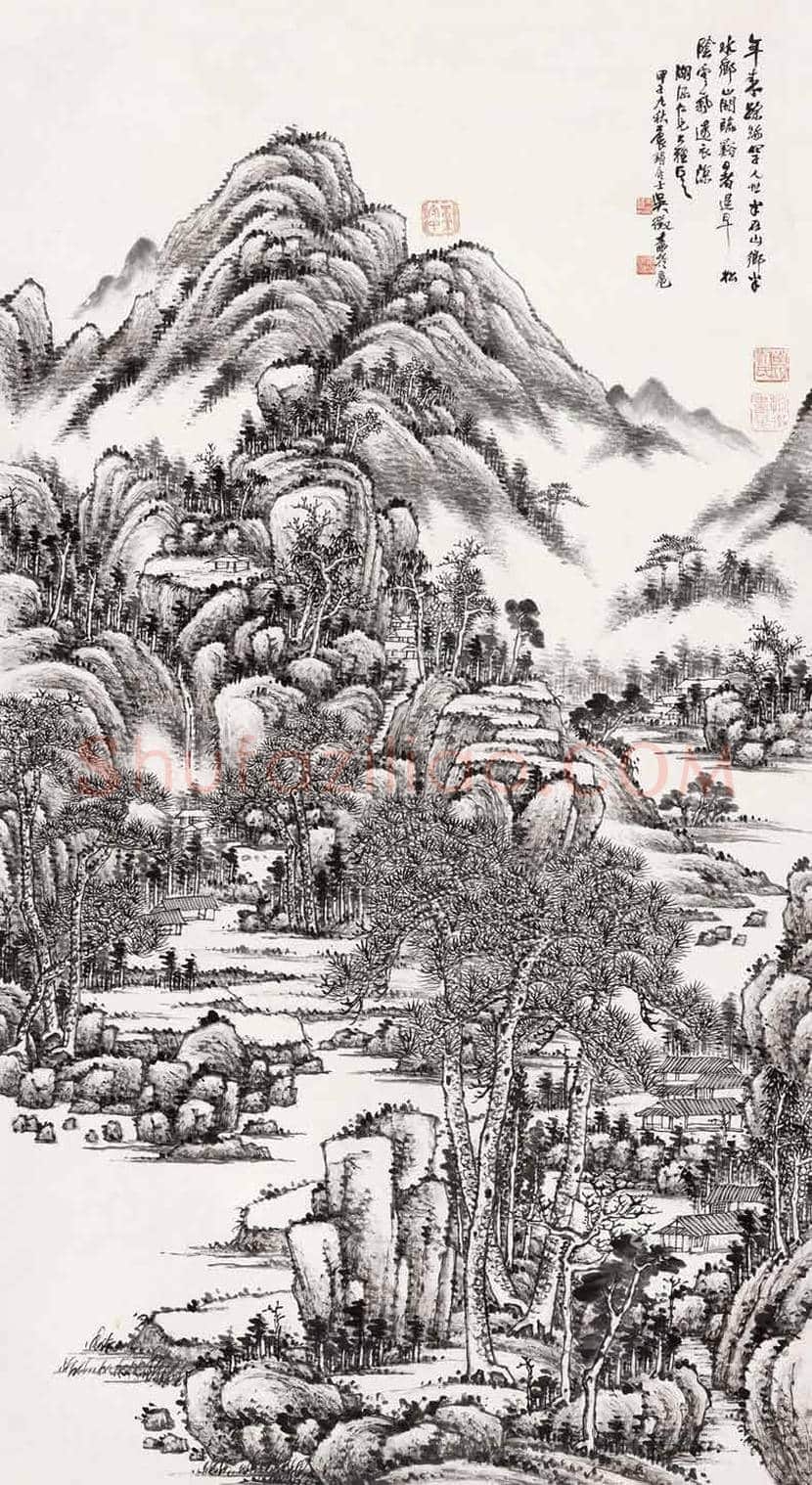 吴徵作品欣赏 | 书画常识
