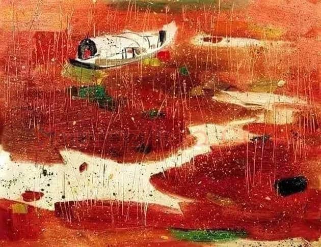 吴冠中笔下的船，充满着诗情画意 | 书画百科
