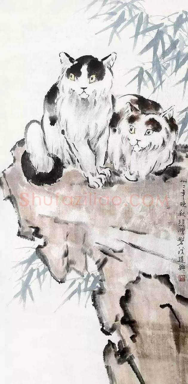 徐悲鸿笔下的46幅家畜图,形象生动 | 书画文摘