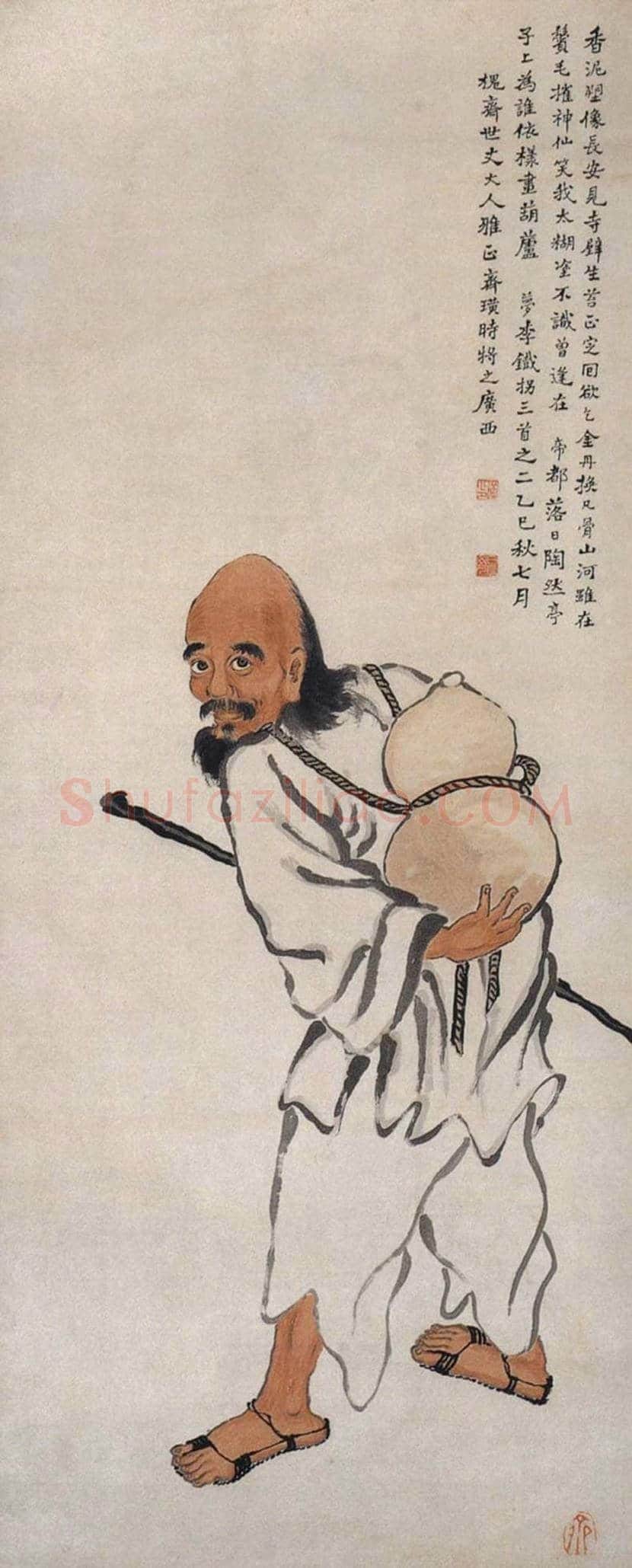 齐白石笔下的铁拐李欣赏 | 书画文摘