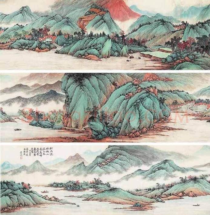 吴湖帆山水画,雅腴灵秀、清韵缜丽 | 书画文摘