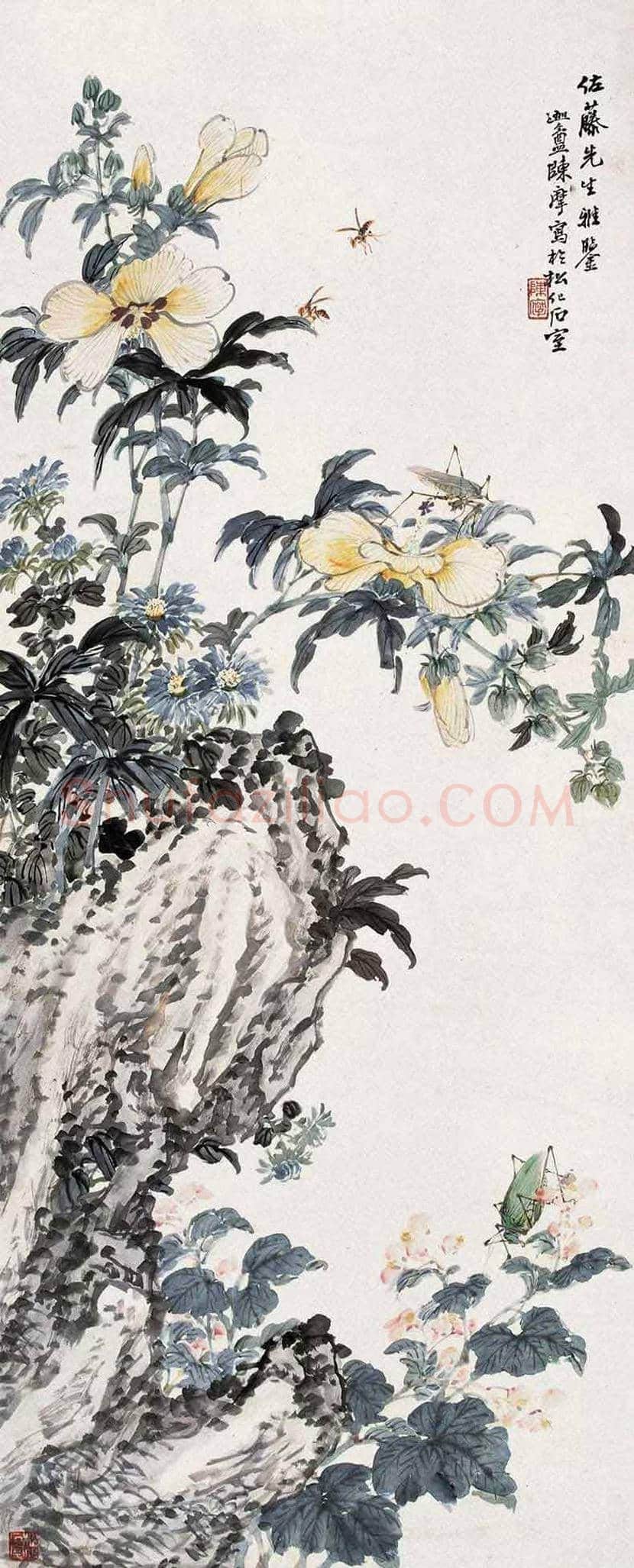 陈摩作品欣赏 | 书画资料