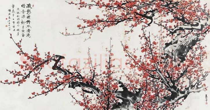 董寿平红梅图拍卖价格top10 | 书画常识