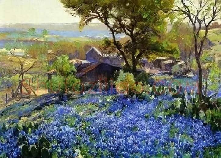 美国印象派画家 – 朱利安德多克画作欣赏 | 书画知识