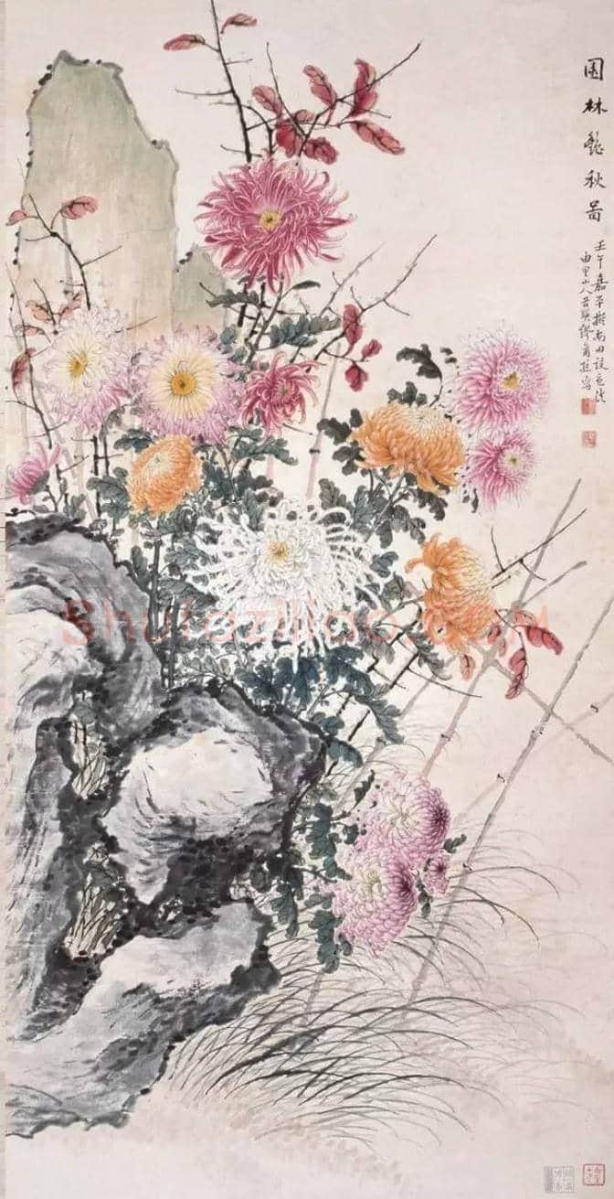 近现代名家画菊48幅！（值得收藏） | 书画知识