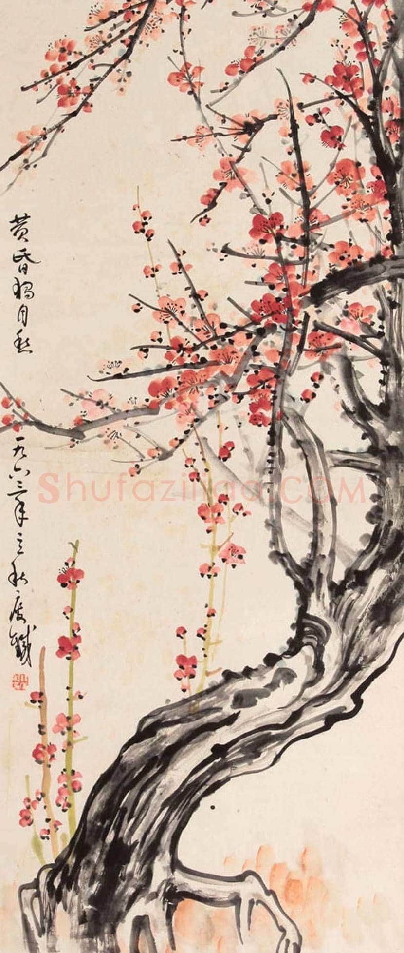 钱瘦铁花鸟画作品欣赏 | 书画讲解