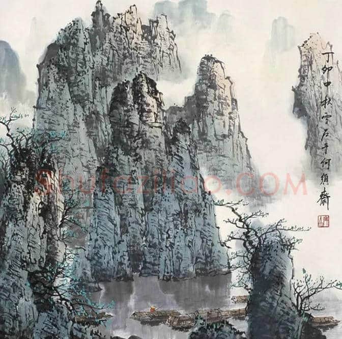 白雪石绘画作品《桂林山水》欣赏(100幅) | 书画文摘