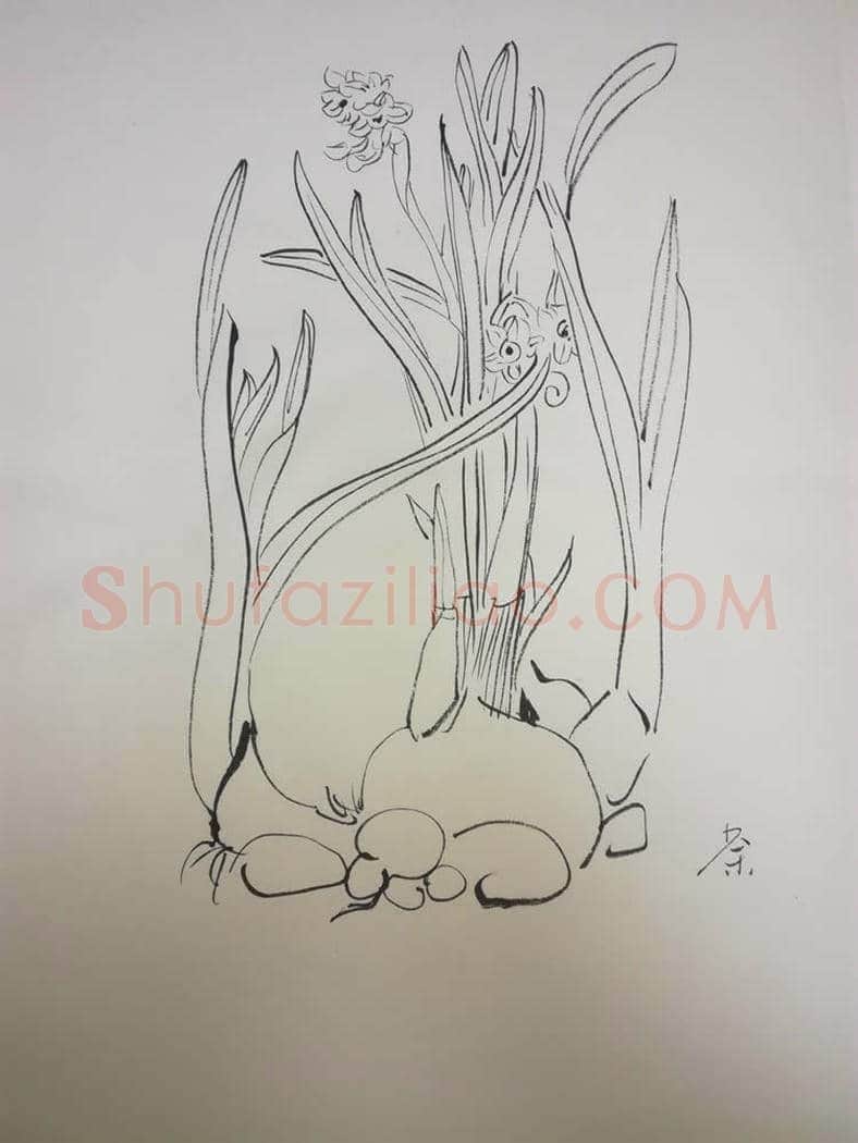 吴冠中速写册页，十三开 | 国画图片