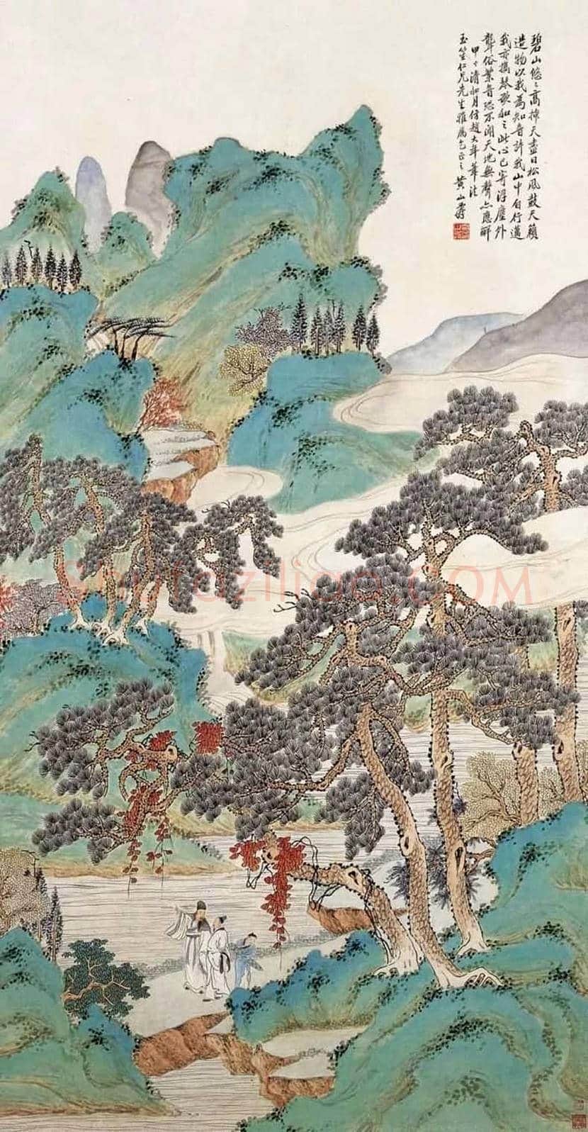 黄山寿山水画作品欣赏 | 书画科普