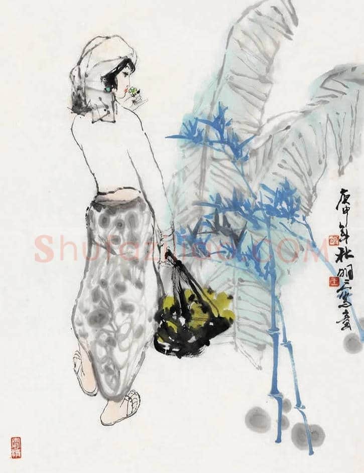 王明明人物画之时装人物少女篇 | 书画百科