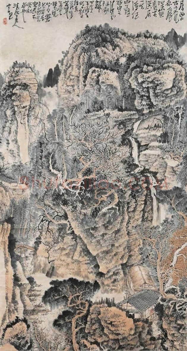 绘画奇人黄秋园作品欣赏(100幅) | 书画百科
