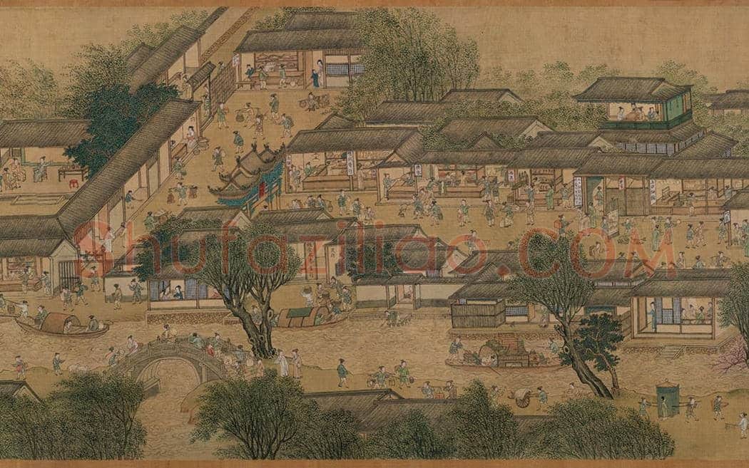 仇英《清明上河图》 欣赏 | 著名国画图片