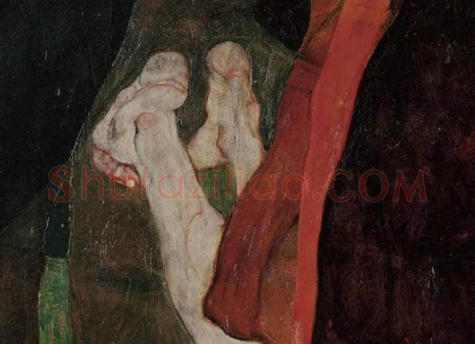 埃贡·席勒《红衣主教和修女》欣赏 | 书画知识