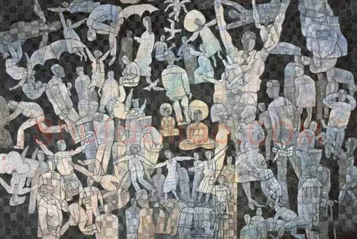 卢沉水墨人物画作品欣赏 | 书画资料