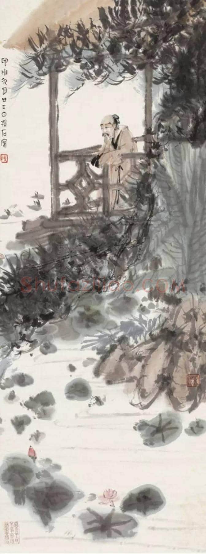 傅抱石绘画所呈现的中国古詩意境【名人字画欣赏】 | 书画学堂