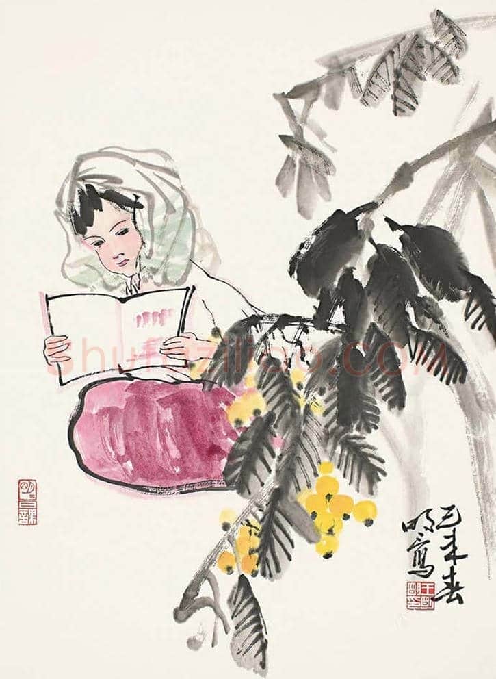 王明明人物画之时装人物少女篇 | 书画百科