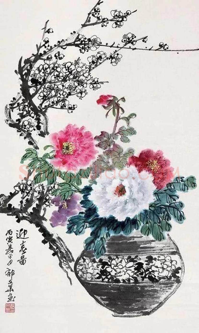 郁文华作品欣赏 | 书画资料