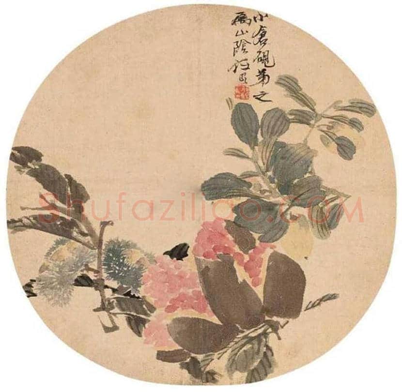 任伯年扇面作品欣赏 | 书画资料