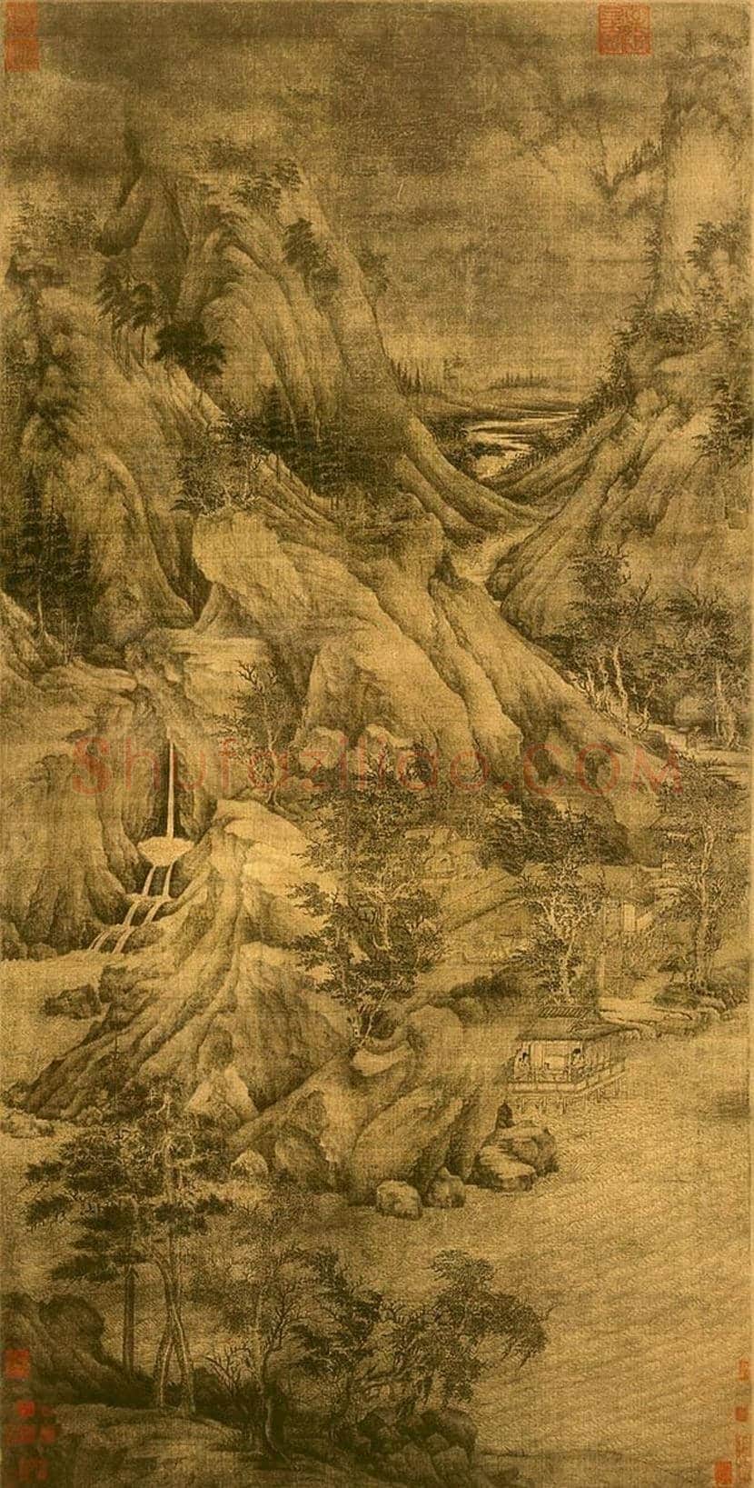董源《溪岸图》真伪之辩 | 书画百科