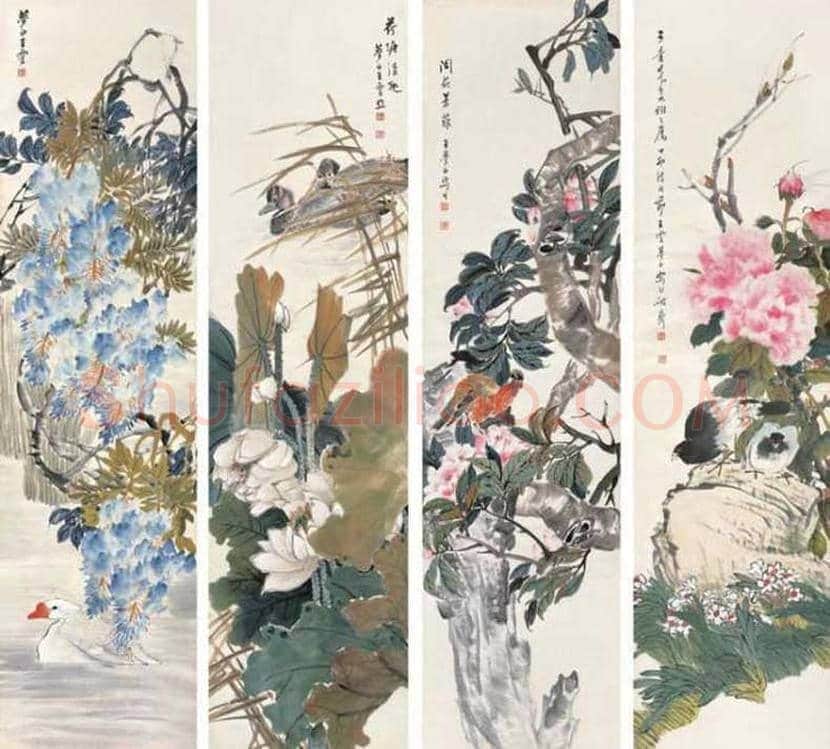 王梦白花鸟画作品欣赏 | 书画讲解
