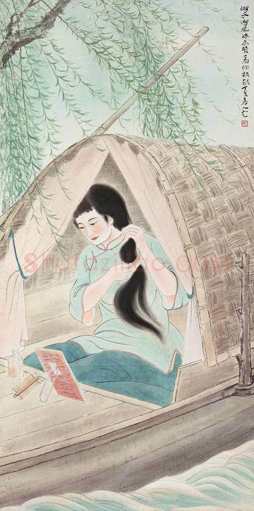 方人定人物画作品欣赏 | 书画科普