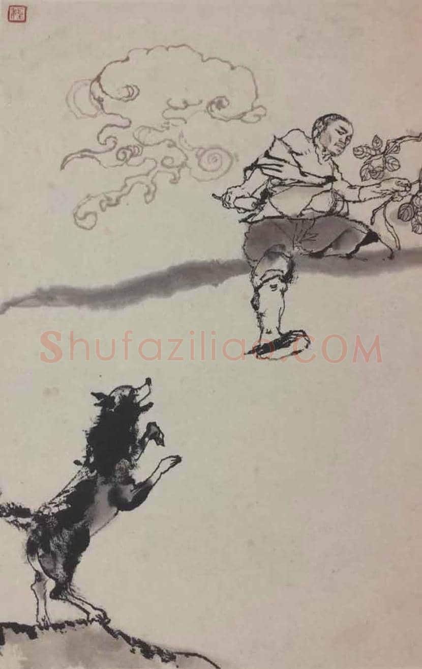 程十发绘《阿Q画传》首次回沪展出 | 书画常识