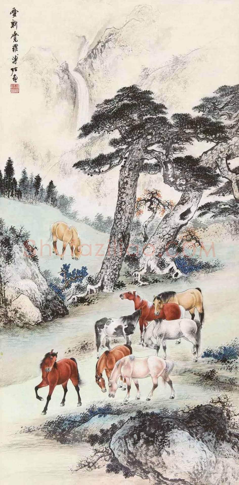 溥佐字画作品欣赏 | 书画科普