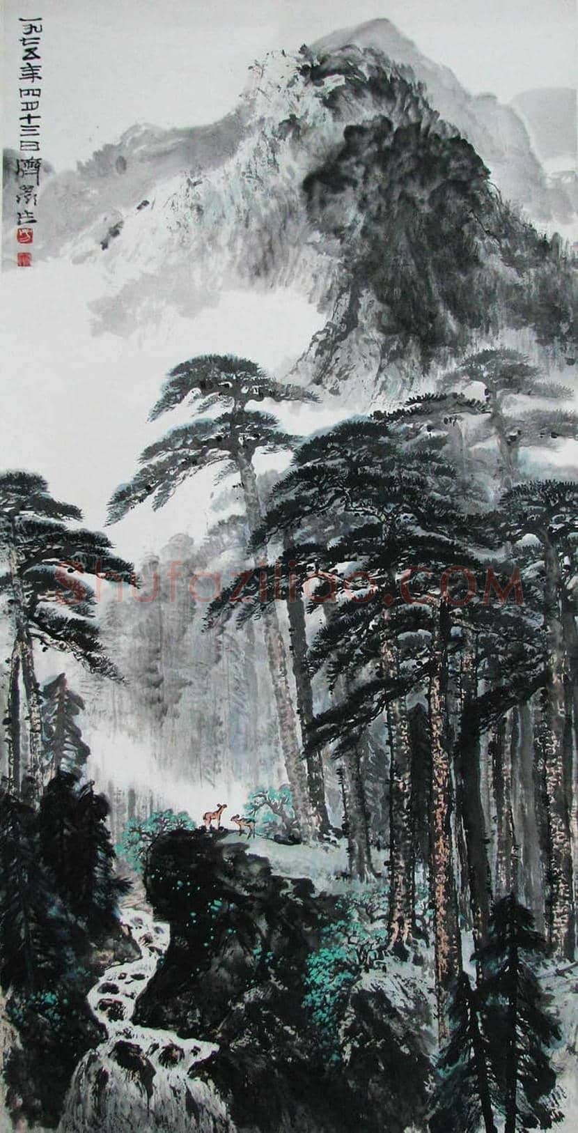 方济众山水画作品欣赏 | 书画学堂