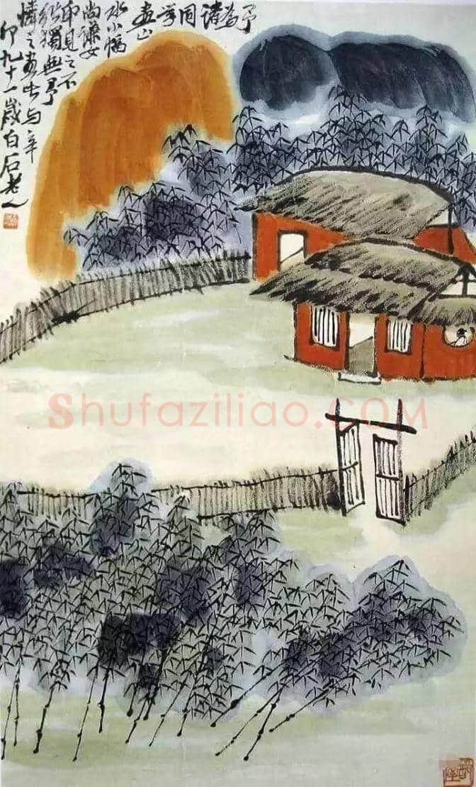 齐白石山水画:一笔一画皆真意 | 书画文摘