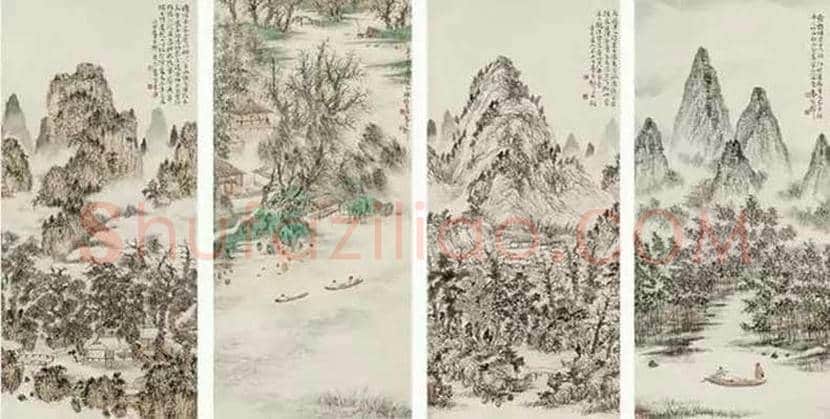 秦古柳山水画欣赏 | 书画科普