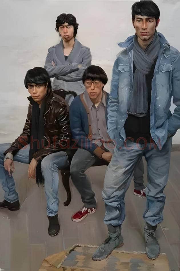 陈丹青作品:有一种优雅而朴素，睿智而率真的气质 | 书画百科
