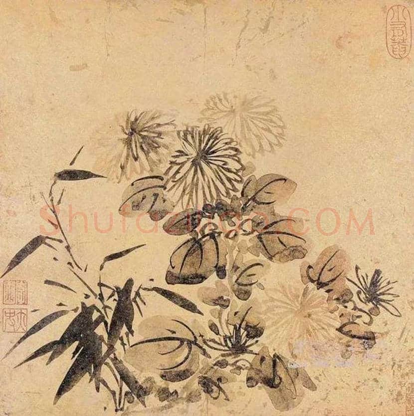 李因作品欣赏 | 书画资料