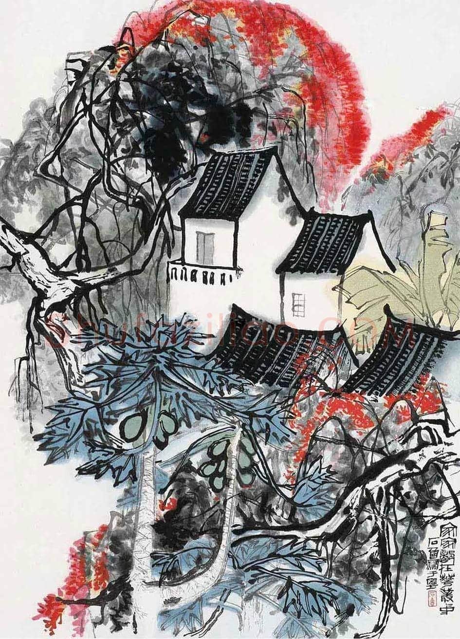 石鲁版画作品欣赏 | 书画学堂