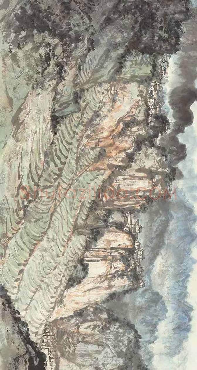 关山月江峡图卷，波澜壮阔！ | 书画讲解