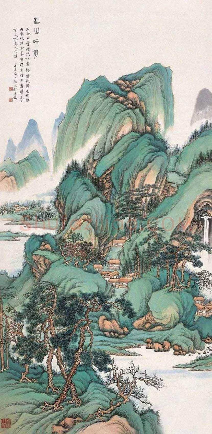张石园山水画作品欣赏 | 书画文摘